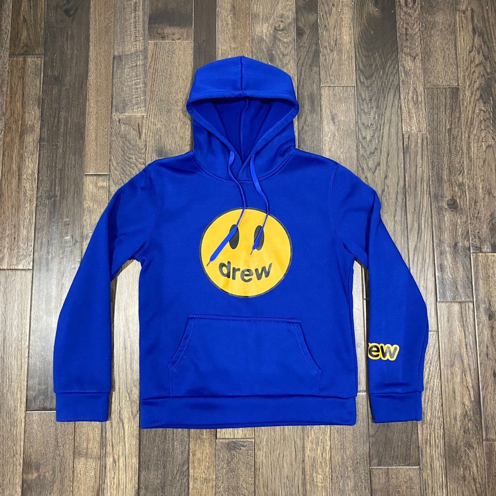 *NEW* TOPD DREW HOUSE JUSTIN BIEBER SWEATSHIRT HOODIE MENS
SIZE MEDIUM BLUE
